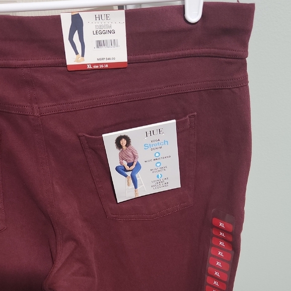 Maroon Leggings - Picture 2 of 3
